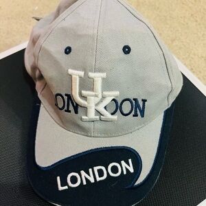 Gray and Blue UK London Cap